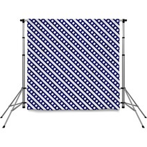 Navy Blue And White Small Polka Dots And Stripes Pattern Repeat Backdrops 68631538