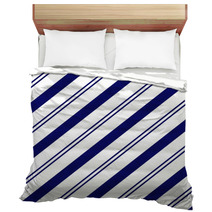 Navy Blue Diagonal Lines Stripes Bedding 59484441