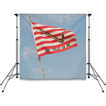 Navy Jack Flag Backdrops 74983797
