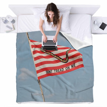 Navy Jack Flag Blankets 74983797
