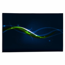 Neon Glowing Lines Abstract Background Rugs 63197670