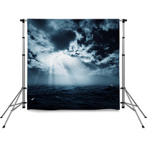 New Hope In The Stormy Ocean, Abstract Environmental Backgrounds Backdrops 64846091