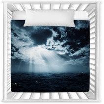 New Hope In The Stormy Ocean, Abstract Environmental Backgrounds Nursery Decor 64846091