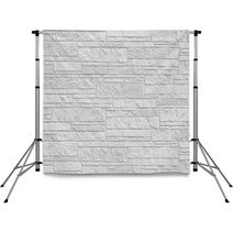 New Tiled White Brick Wall Background And Texture Backdrops 70232728