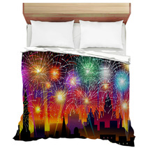 New Years Eve-Vector Illustration Bedding 58807959