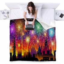 New Years Eve-Vector Illustration Blankets 58807959