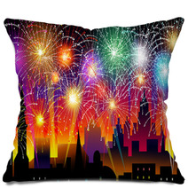 New Years Eve-Vector Illustration Pillows 58807959