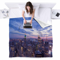 New York City Financial District Blankets 65069851