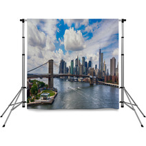 New York City In The Glow Of Sunset Backdrops 58405422