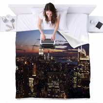 New York City Skyline Blankets 58278236