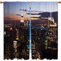 New York City Skyline Window Curtains 58278236