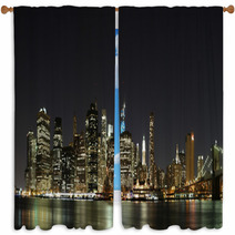 New York Downtown Panarama Window Curtains 55451161