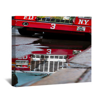 New York Fire Engine Wall Art 47048719