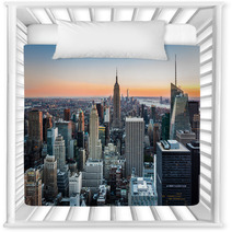 New York Skyline At Sunset Nursery Decor 60595305