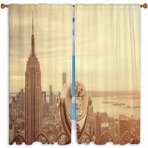 New York Skyline Window Curtains 67376585