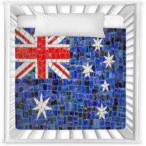 New Zeland Flag Mosaic Nursery Decor 58827452