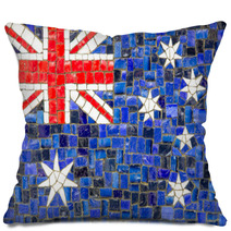 New Zeland Flag Mosaic Pillows 58827452