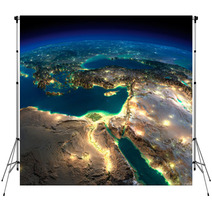 Night Earth Africa And Middle East Backdrops 62388135