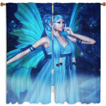 Night Fairy Window Curtains 54985300
