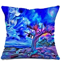 Night Landscape Pillows 165032020