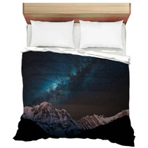Night Shot Of Annapurna Range With Milky Way. Bedding 61808023