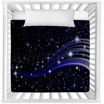 Night sky space stars background Nursery Decor 54431147