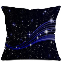 Night sky space stars background Pillows 54431147