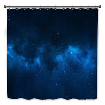 Night Sky - Universe Filled With Stars, Nebula And Galaxy Bath Decor 59958801