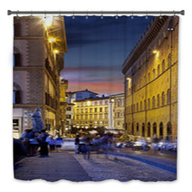 Night Streets Of Florence, Italy Bath Decor 53858439