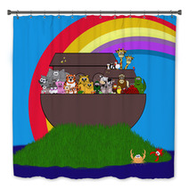 Noah's Ark Scene - A New World Bath Decor 11296092