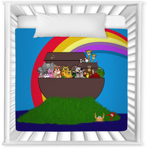 Noah's Ark Scene - A New World Nursery Decor 11296092