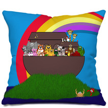 Noah's Ark Scene - A New World Pillows 11296092