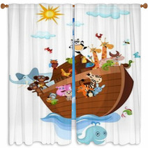 Noah's Ark Window Curtains 23597040