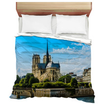 Notre Dame De Paris Cathedral Bedding 66583366