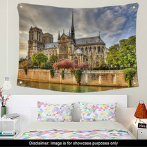 Notre Dame De Paris Cathedral Wall Art 56682352