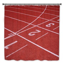 Numbers On Running Track Bath Decor 63345896