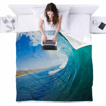 Ocean Wave Blankets 51641464