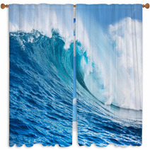 Ocean Wave Window Curtains 61981663