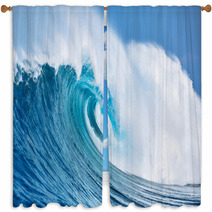 Ocean Wave Window Curtains 61981708