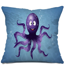 Octopus In The Sea Pillows 67333114