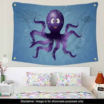 Octopus In The Sea Wall Art 67333114