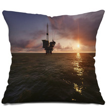 Offshore Oil Drilling Pillows 64396618