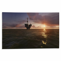 Offshore Oil Drilling Rugs 64396618