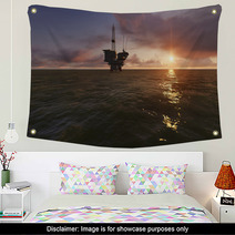 Offshore Oil Drilling Wall Art 64396618