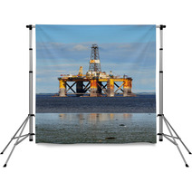 Offshore Oil Platform, North Scotland Backdrops 35469679