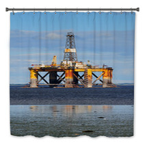Offshore Oil Platform, North Scotland Bath Decor 35469679