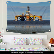 Offshore Oil Platform, North Scotland Wall Art 35469679