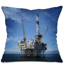 Offshore Oil Rig Drilling Platform Pillows 37334907