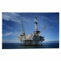 Offshore Oil Rig Drilling Platform Rugs 37334907