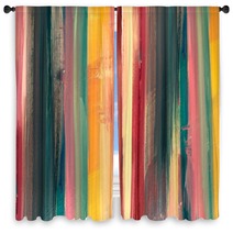 Oil Painting Colorful Texture Abstract Fragment Of Artwork On Canvas Spots Of Oil Paint Brushstrokes Of Paint Modern Art Colorful Background Burnt Orange Yellow Pink Pine Green Red Rainbow Window Curtains 310010633